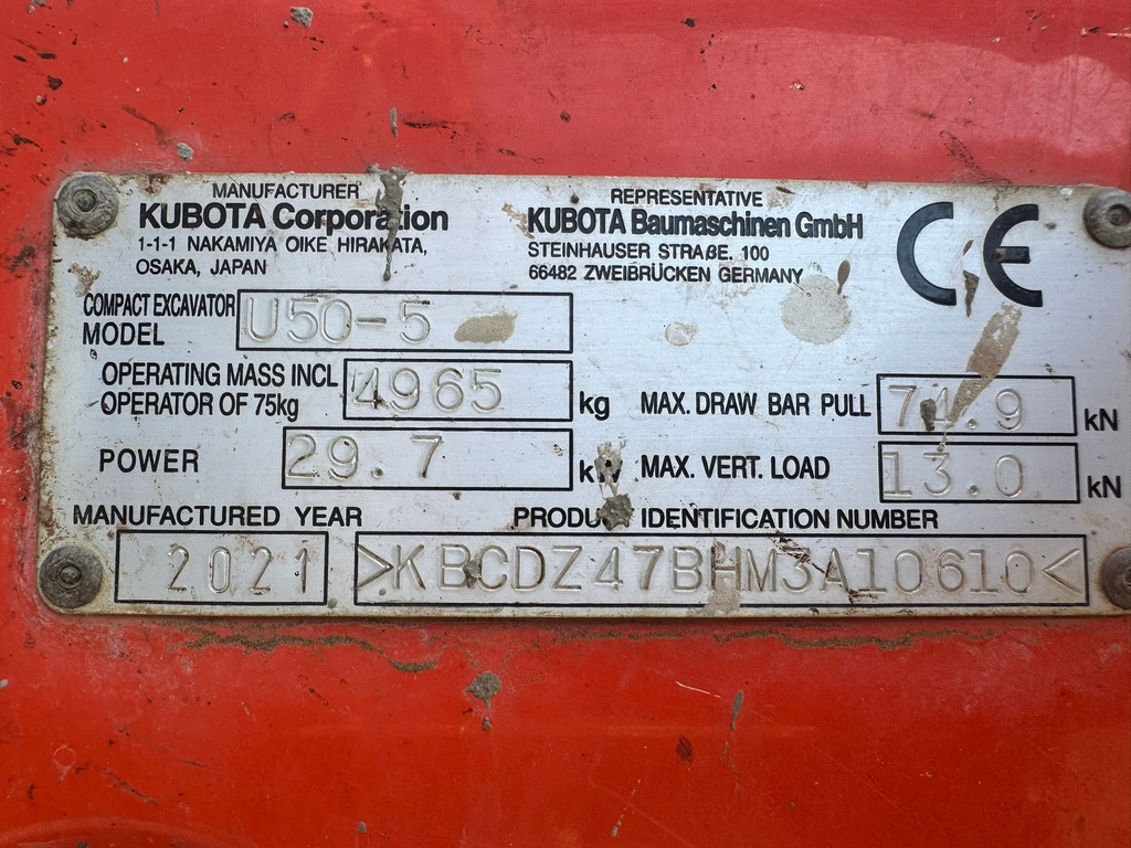 KUBOTA U50-5