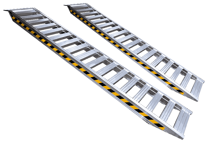 PAR RAMPAS ALUMINIO 2500 X 400 X 105 2.5 TN - 33KG